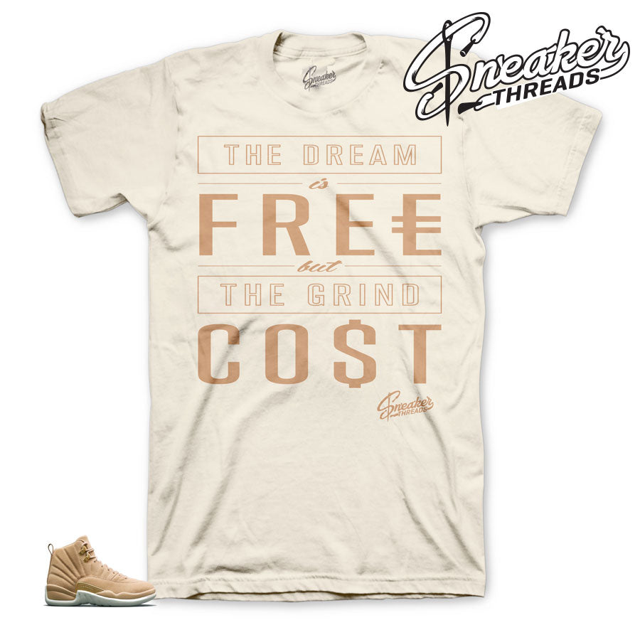 Retro 12 Vachetta Tan Cost Shirt