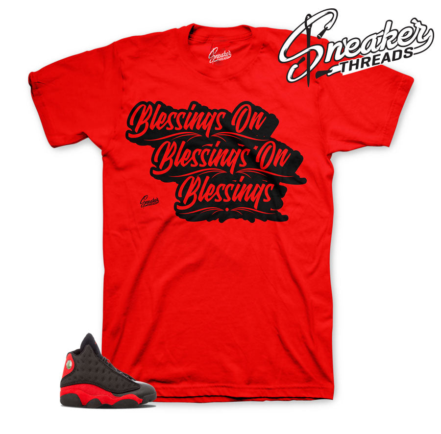Retro 13 Bred Blessings Shirt