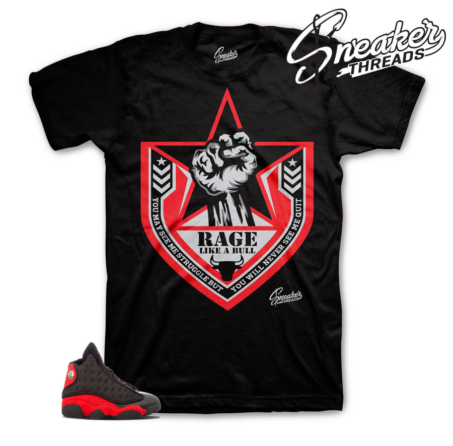 Retro 13 Bred Rage Shirt