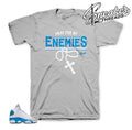 Retro 13 Blue Italy Enemies Shirt