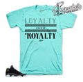 Retro 13 Mint Loyalty Over Royalty Shirt