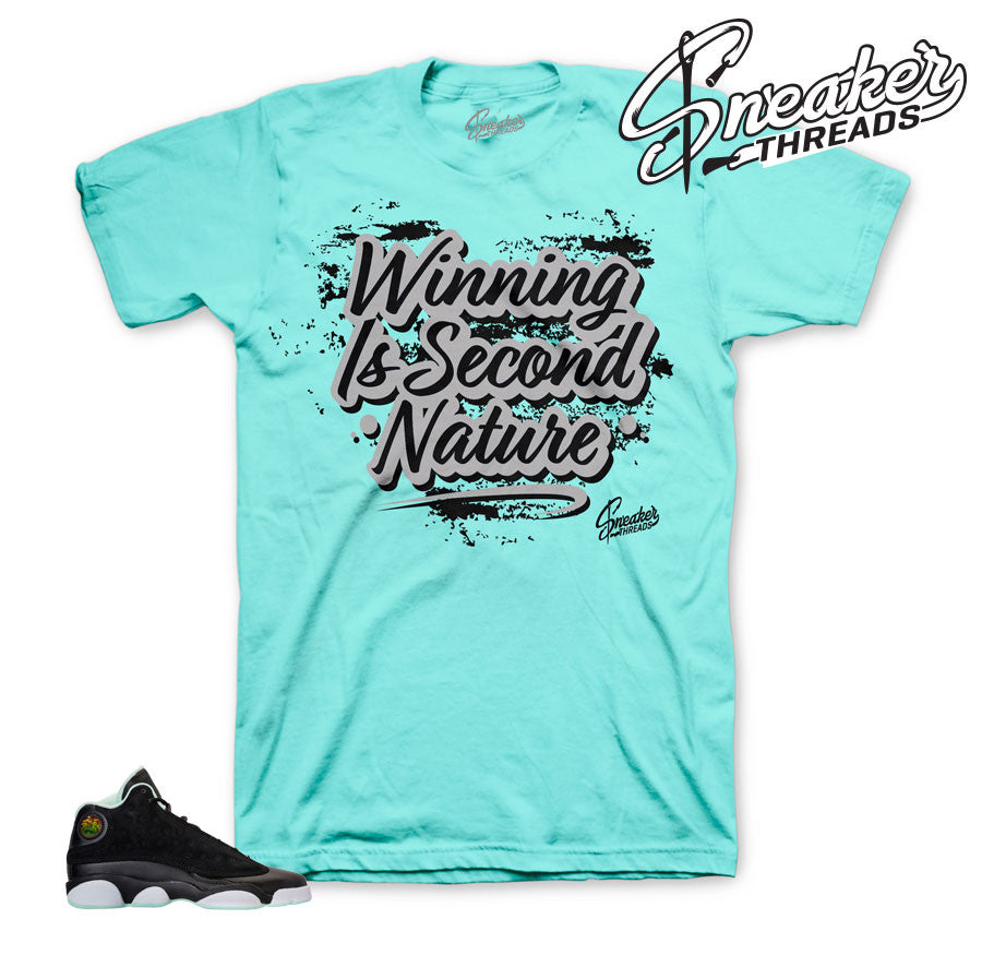 Retro 13 Mint Second Nature Shirt