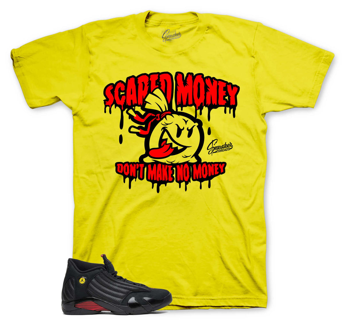 Retro 14 Last Shot Scared Money Shirt