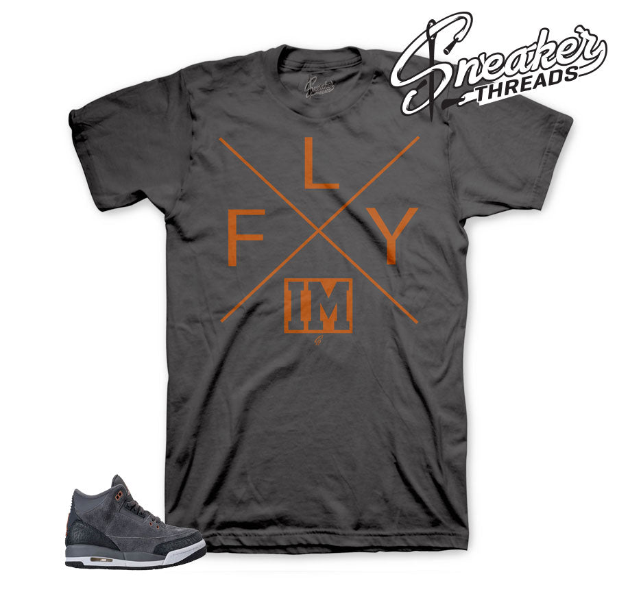 Retro 3 Anthracite I'm fly Shirt