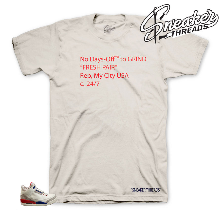 Retro 3 Charity Game Off-Days Shirt