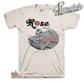 Retro 3 Particle Beige Ground Rose Shirt