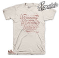 Retro 3 Particle Beige Second Nature Shirt
