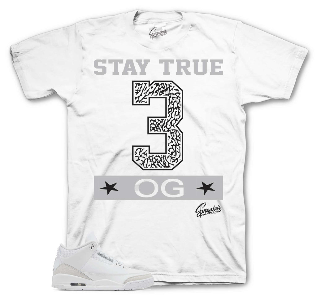 Retro 3 Pure Money Stay True Shirt