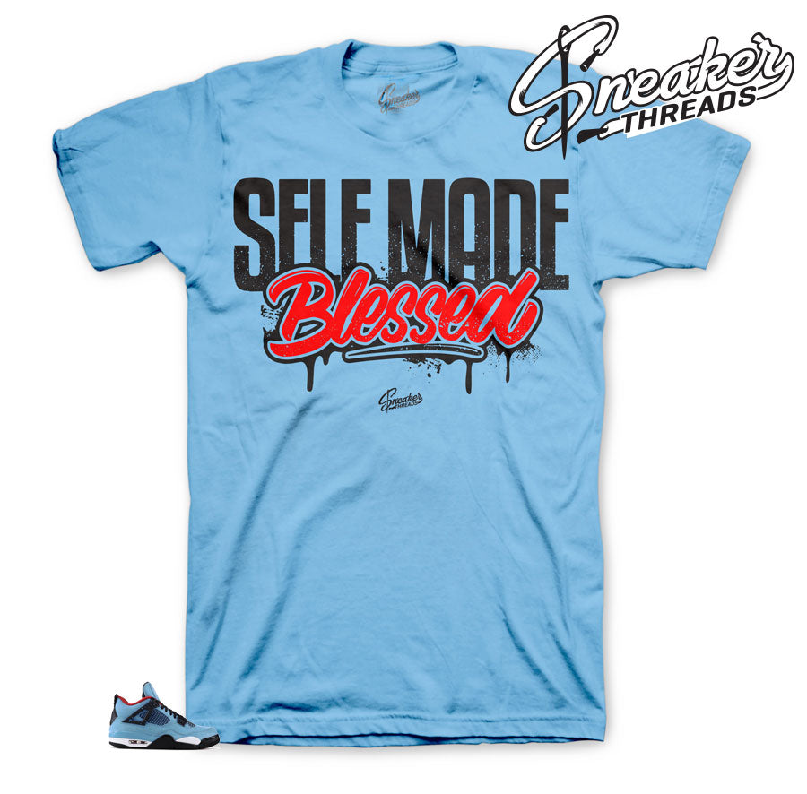 Retro 4 Cactus Jack Self Made Shirt