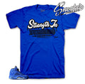 Retro 5 Blue Suede Strength In Numbers Shirt
