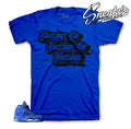 Retro 5 Blue Suede Blessings Shirt