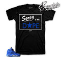 Retro 5 Blue Suede Sorry Shirt