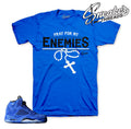 Retro 5 Blue Suede Enemies Shirt