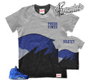 Retro 5 Blue Suede All Over Shirt