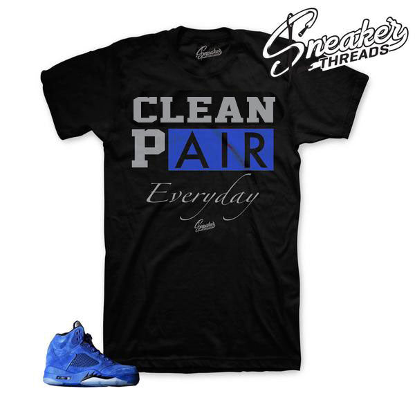 Retro 5 Blue Suede Everyday Shirt
