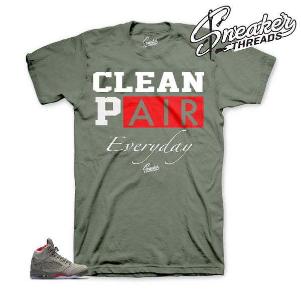 Retro 5 Camo  Everyday Shirt