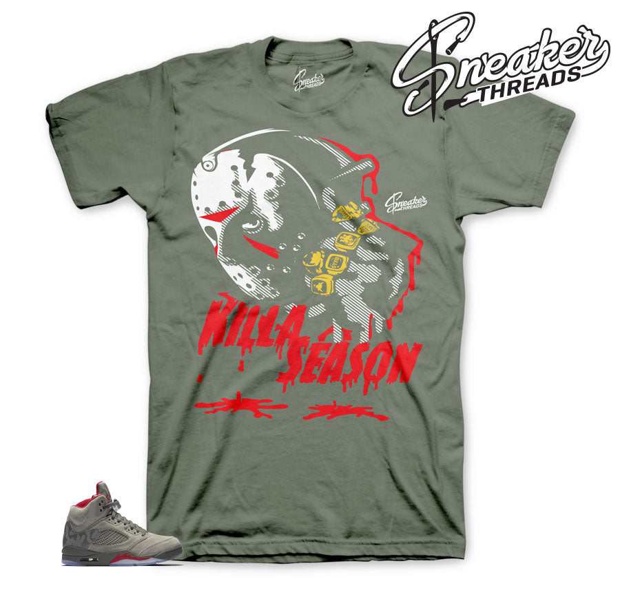 Retro 5 Camo Killa Season Shirt