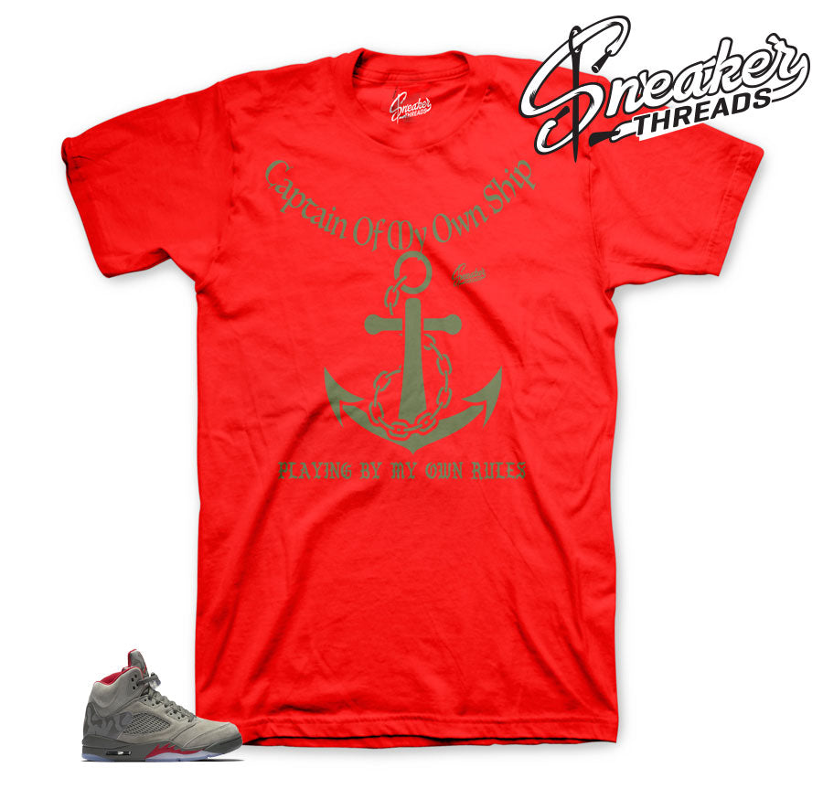 Retro 5 Camo My Rules Shirt
