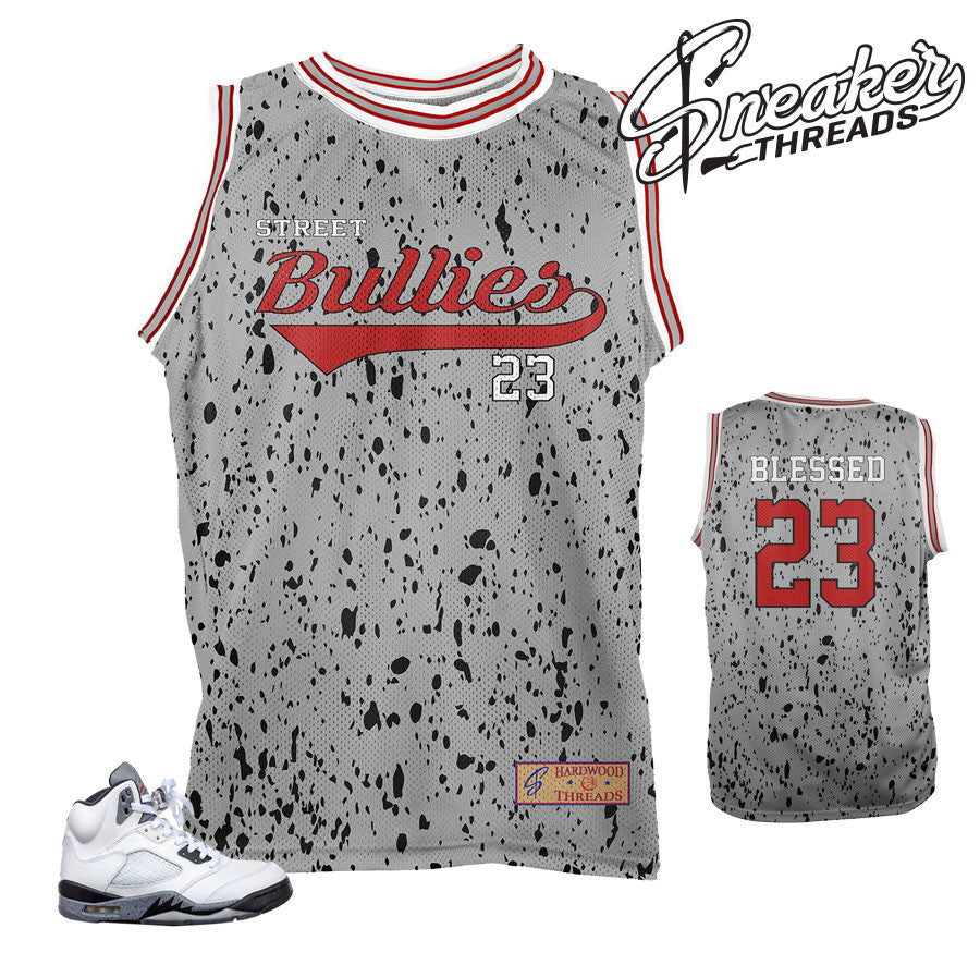 Retro 5 Cement Bullies Jersey