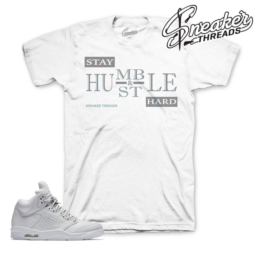 Retro 5 Platinum Stay Humble Shirt