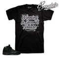 Retro 5 Triple Black Second Nature Shirt