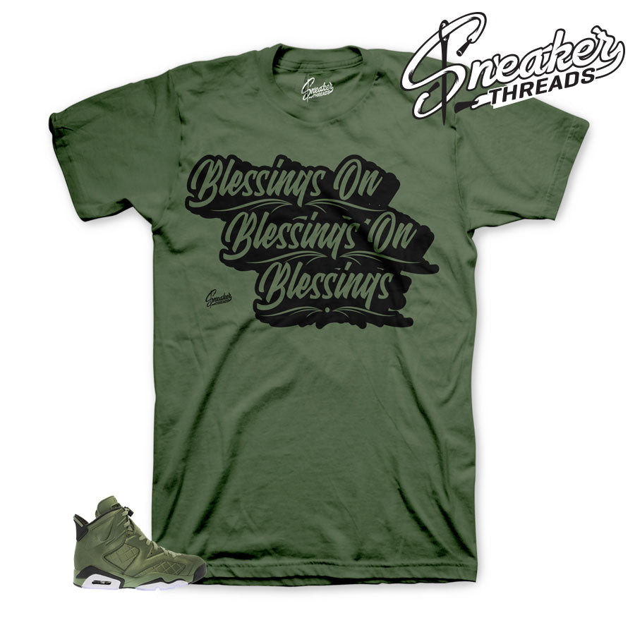 Retro 6 Flight Jacket Blessings Shirt