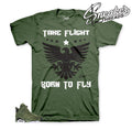 Retro 6 Flight Jacket Born To Fly Shirt