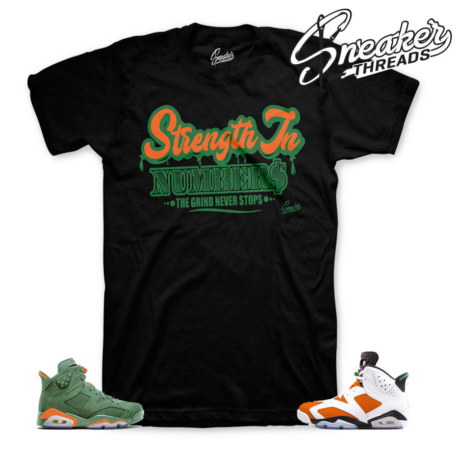 Retro 6 Like Mike Strength In Numbers Shirt