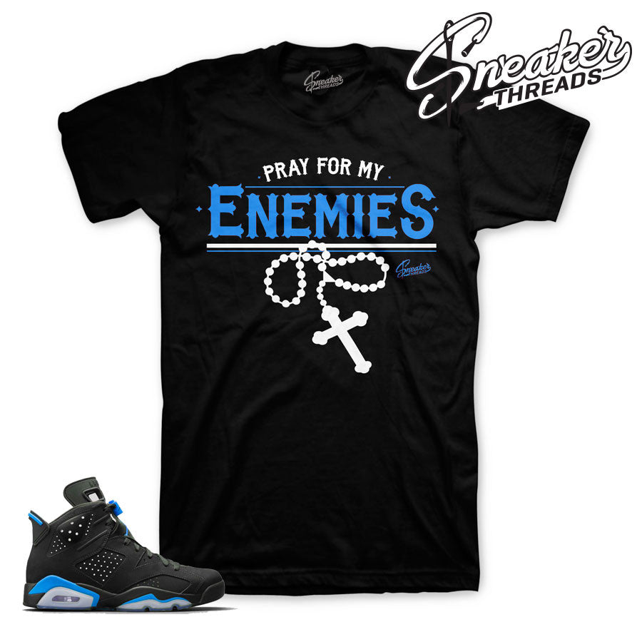 Retro 6 University Blue Enemies Shirt