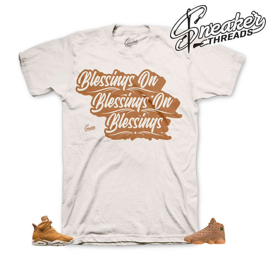 Retro 13 Wheat Blessings Shirt