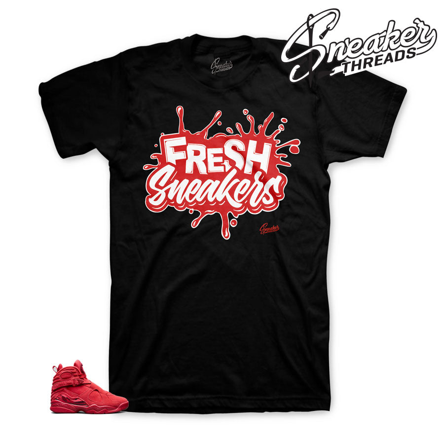 Retro 8 Valentine Fresh Sneakers Shirt