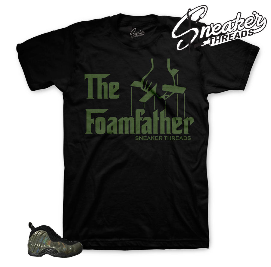 Foamposite Legion Green Foam Father Shirt