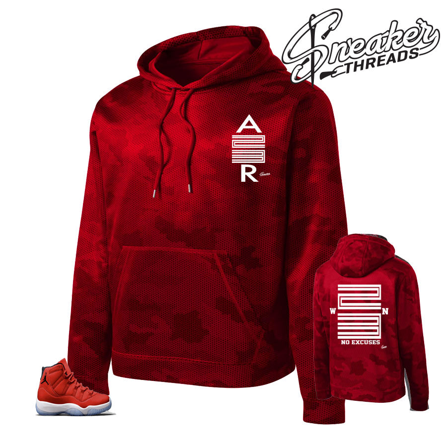 Retro 11 Win Like 96 Big WIN Camo Hoody