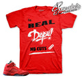 Retro 5 Red Suede No Cuts Shirt