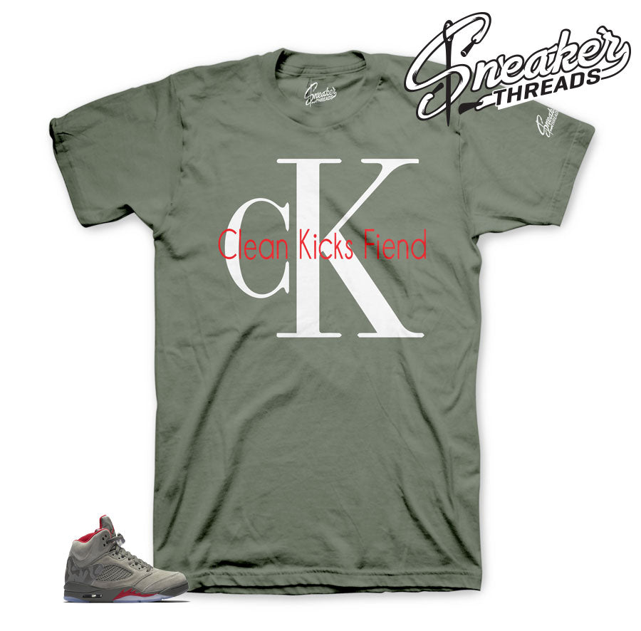 Retro 5 Camo CK Shirt