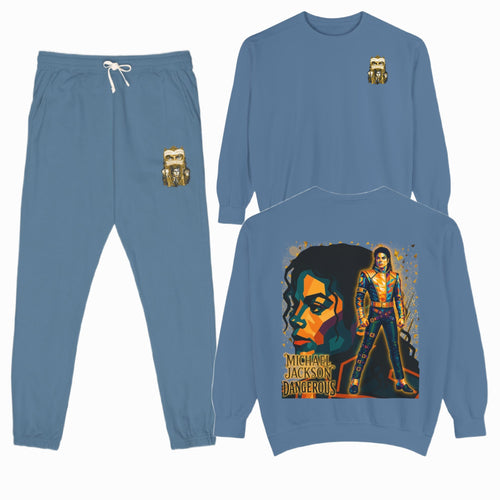 2pc MJ Legacy 'Dangerous' Sweatsuit Set product image 1