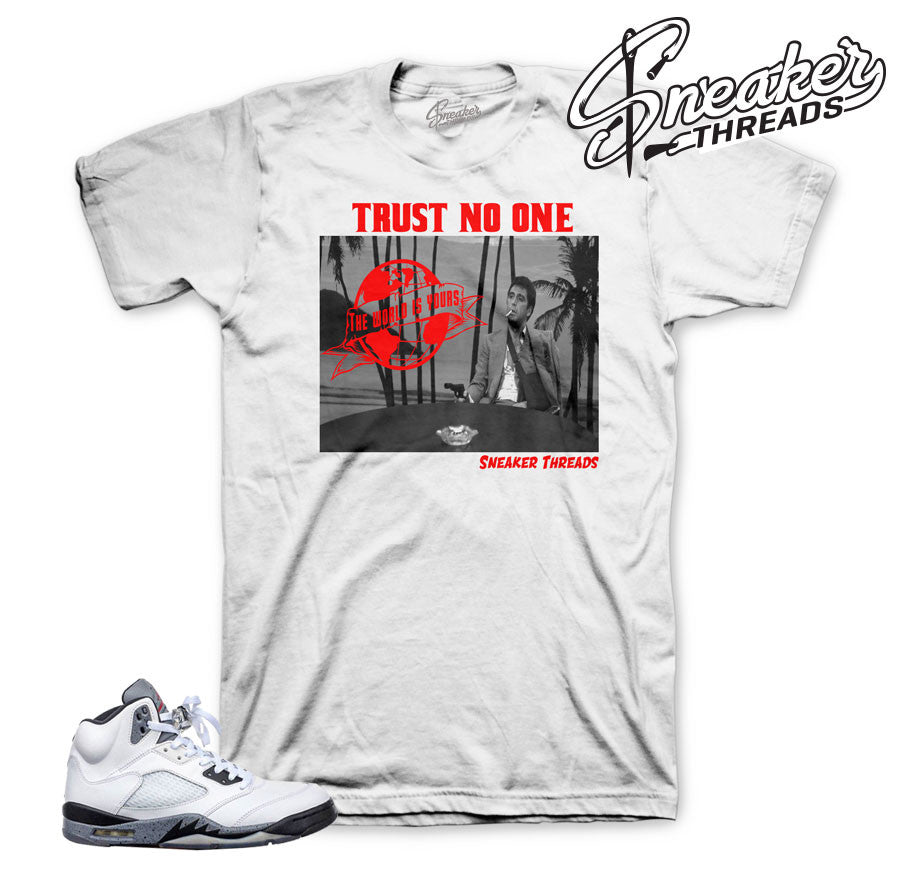 Retro 5 Cement Trust Tony Shirt