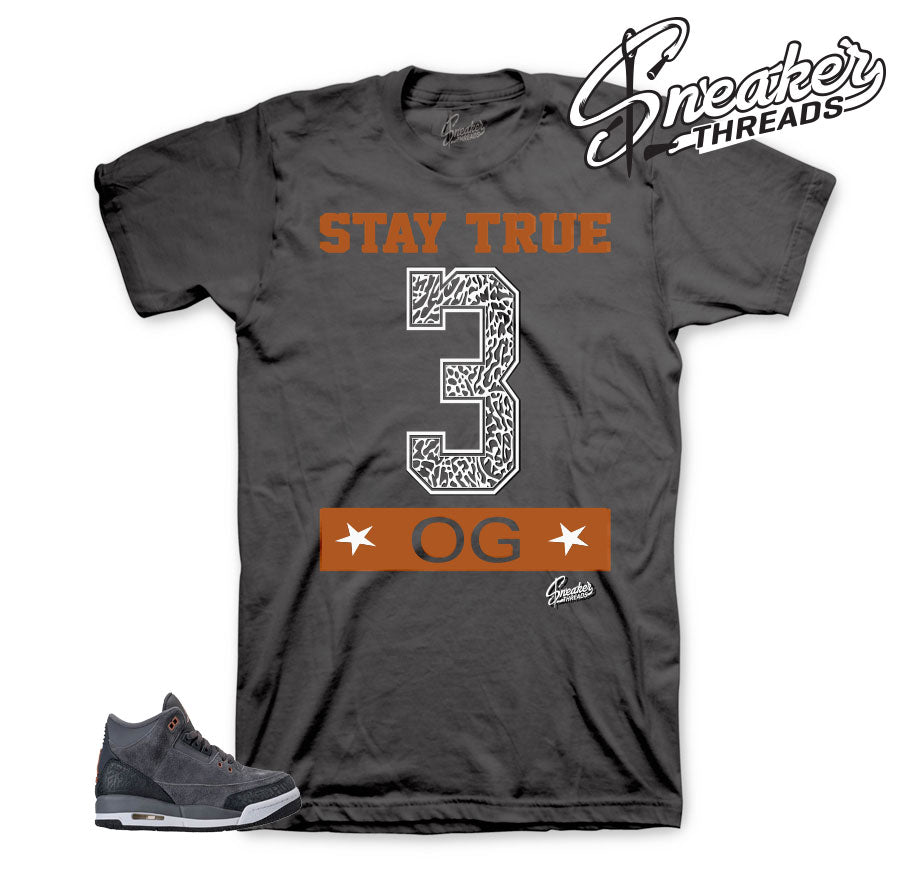 Retro 3 Anthracite Stay True Shirt