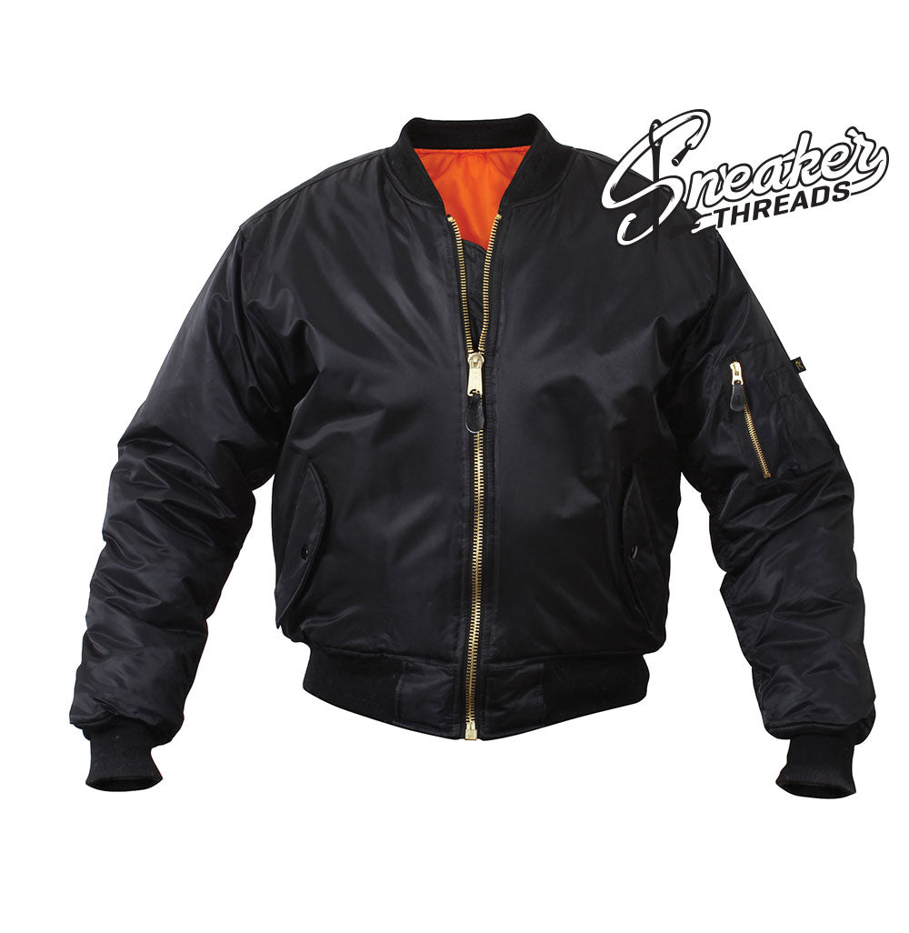 MA-1 Black Flight Bomber Jacket product image 1