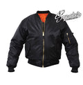 MA-1 Black Flight Bomber Jacket product image 1