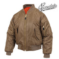 MA-1 Gum Brown Flight Bomber Jacket product image 1