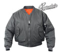 MA-1 Grey Flight Bomber Jacket product image 1