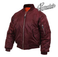 MA-1 Maroon Flight Bomber Jacket product image 1