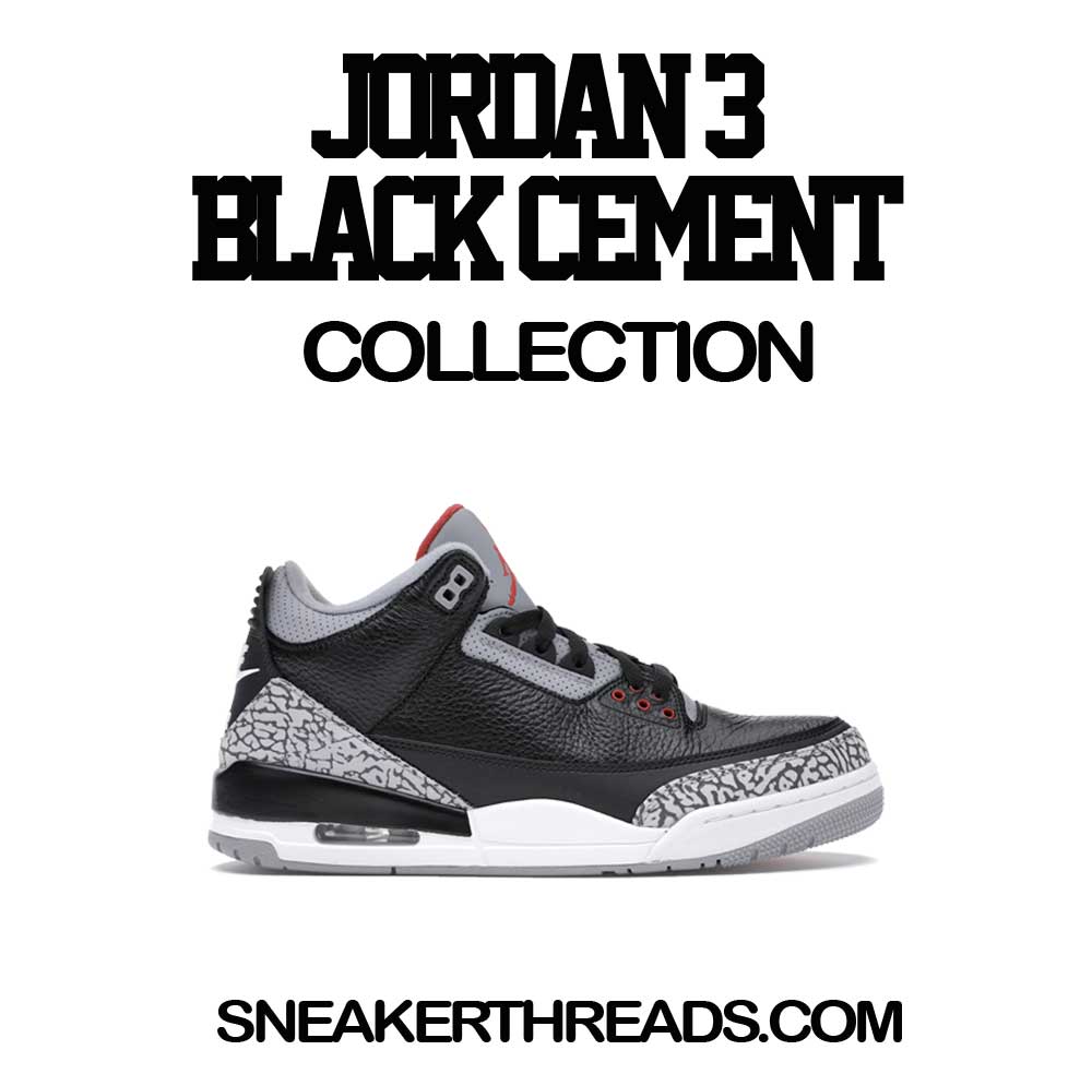 Retro 3 Black Cement My Life Shirt