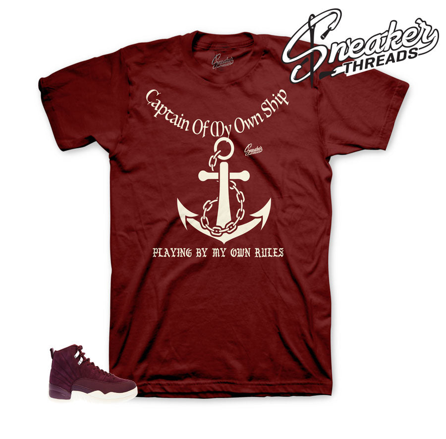 Retro 12 Bordeaux My Rules Shirt