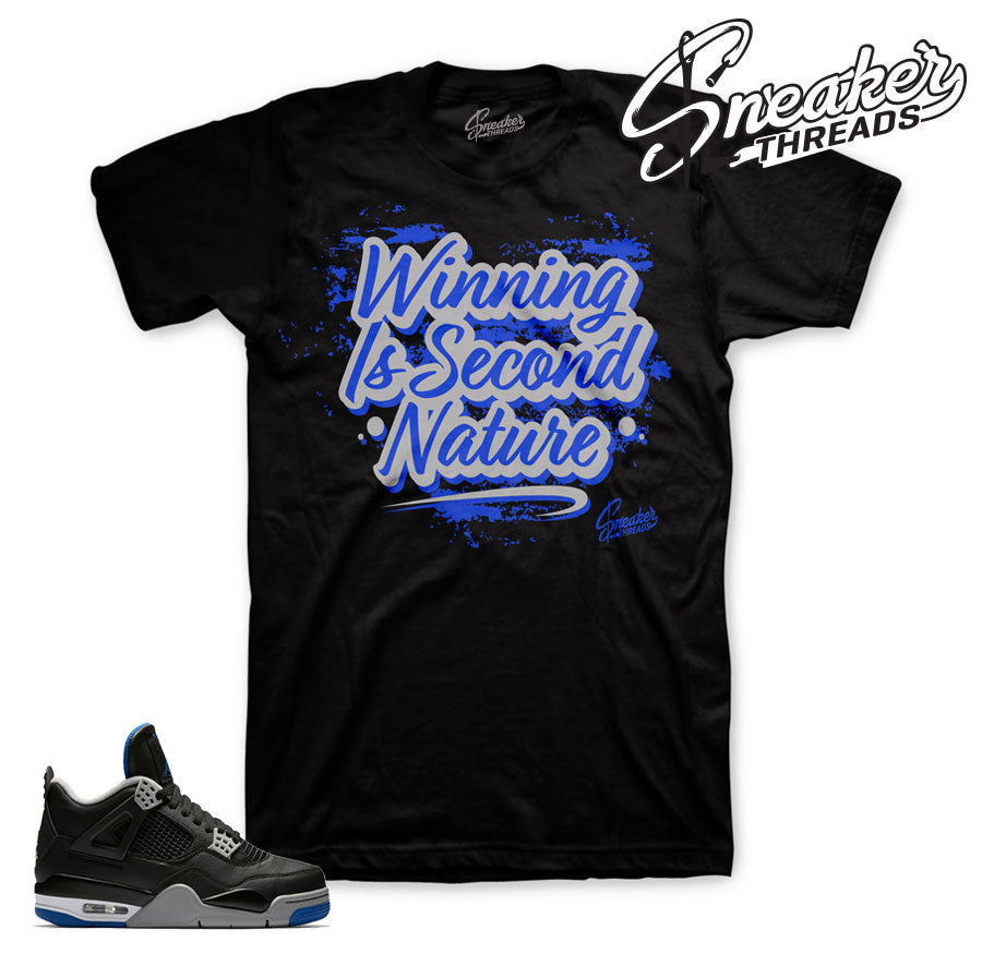 Retro 4 Black Royal Second Nature Shirt