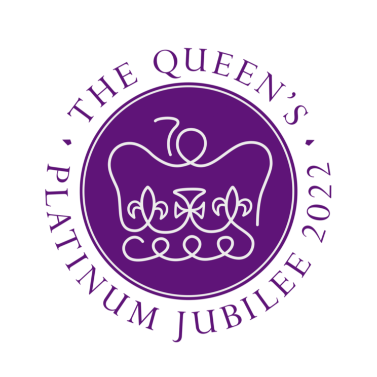 Platinum Jubilee White Mouse Mat