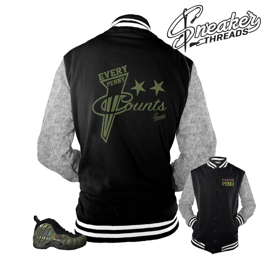Foamposite Legion Green Every Penny Jacket