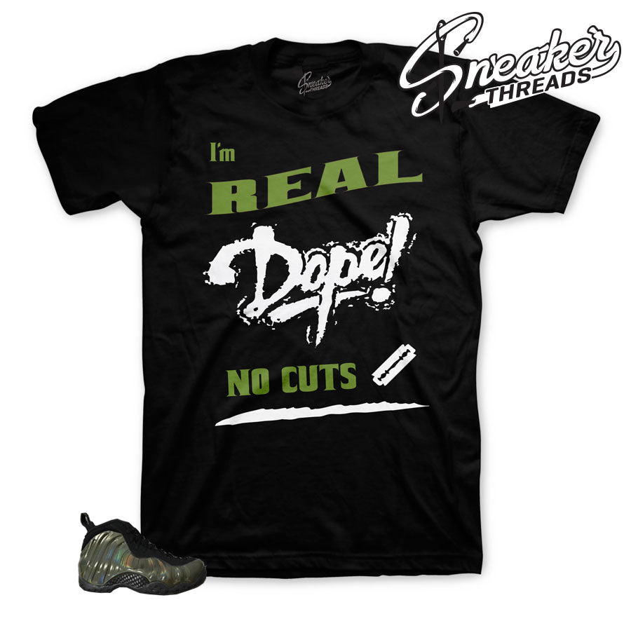 Foamposite Legion Green No Cuts Shirt